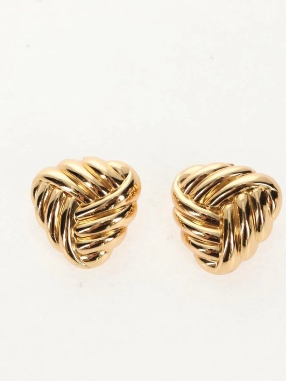 Christian Dior Earring metal 4 Set Gold Auth 155760 - Picture 2 of 14